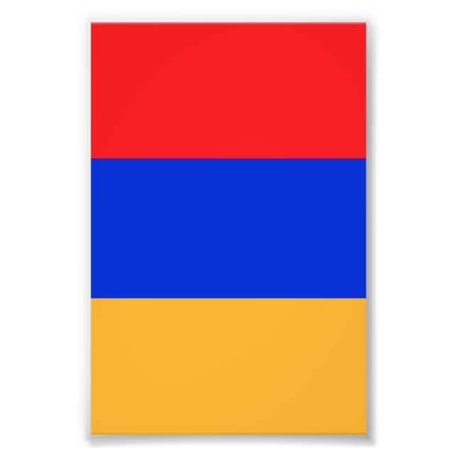 Armenische Flagge Fotodruck (Vorne)