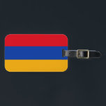 armenische Flagge Gepäckanhänger<br><div class="desc">armenische Flagge</div>