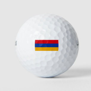 armenische Flagge Golfball