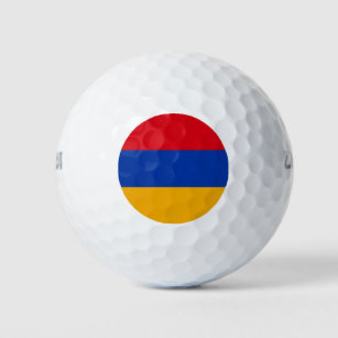 armenische Flagge Golfball