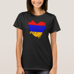 Armenische Flagge I Liebe Es ist in meiner DNA für T-Shirt