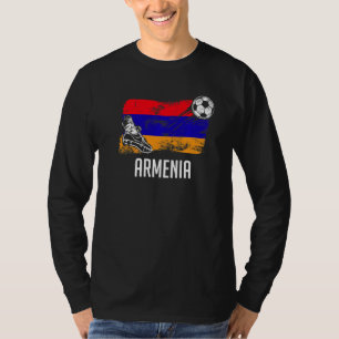 Armenische Flagge Jersey Armenian Soccer-Team Arme T-Shirt