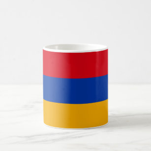 armenische Flagge Kaffeetasse