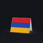 armenische Flagge Karte<br><div class="desc">Anpassbare World Flag Produkte - Bitte fühlen Sie sich frei,  Ihren eigenen Text hinzuzufügen.</div>