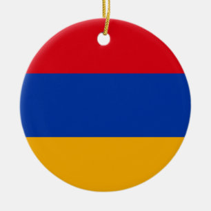 armenische Flagge Keramik Ornament