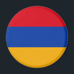 armenische Flagge Magnet<br><div class="desc">armenische Flagge</div>