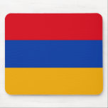 armenische Flagge Mousepad<br><div class="desc">Anpassbare World Flag Produkte - Bitte fühlen Sie sich frei,  Ihren eigenen Text hinzuzufügen.</div>