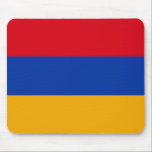 armenische Flagge Mousepad<br><div class="desc">Anpassbare World Flag Produkte - Bitte fühlen Sie sich frei,  Ihren eigenen Text hinzuzufügen.</div>