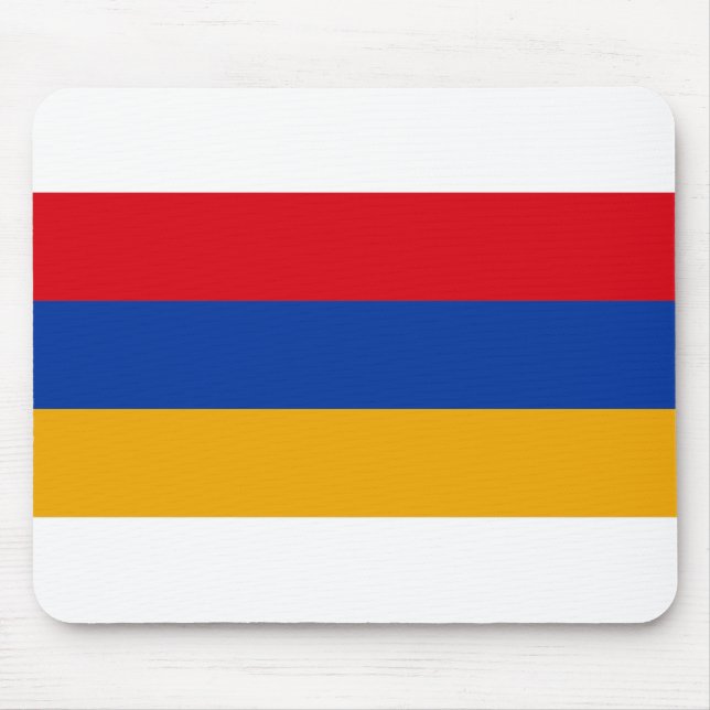 armenische Flagge Mousepad (Vorne)
