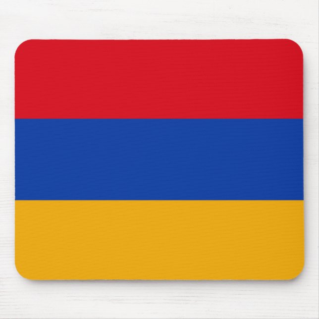 armenische Flagge Mousepad (Vorne)