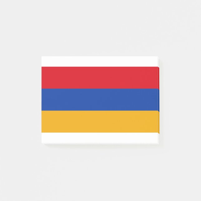 armenische Flagge Post-it Klebezettel (Vorderseite)