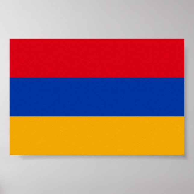 armenische Flagge Poster (Vorne)