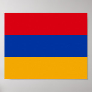 armenische Flagge Poster
