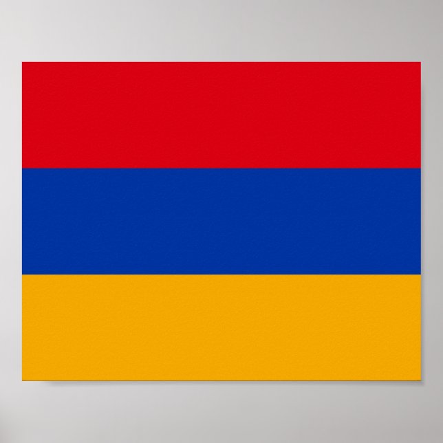 armenische Flagge Poster (Vorne)