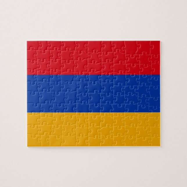 armenische Flagge Puzzle (Horizontal)