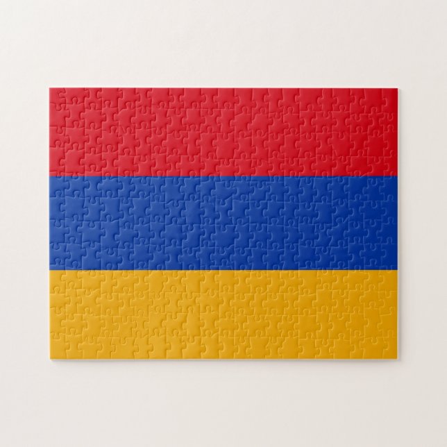 armenische Flagge Puzzle (Horizontal)