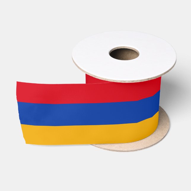 Armenische Flagge Satinband (Spule)
