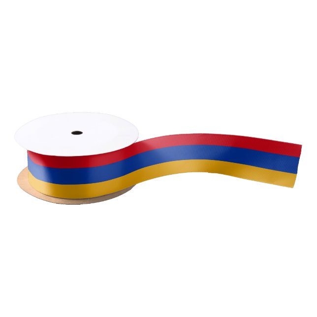 Armenische Flagge Satinband (Spule)