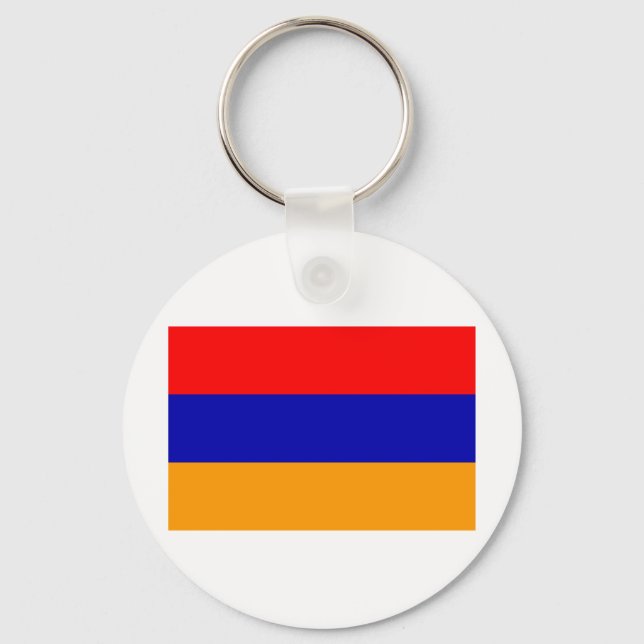 armenische Flagge Schlüsselanhänger (Vorderseite)