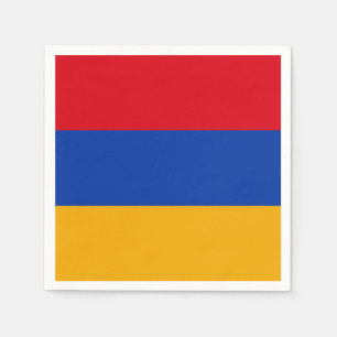 armenische Flagge Serviette