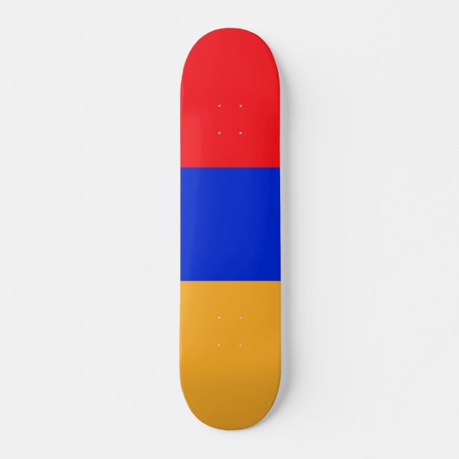 Armenische Flagge Skateboard (Vorne)
