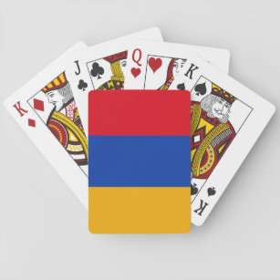 armenische Flagge Spielkarten
