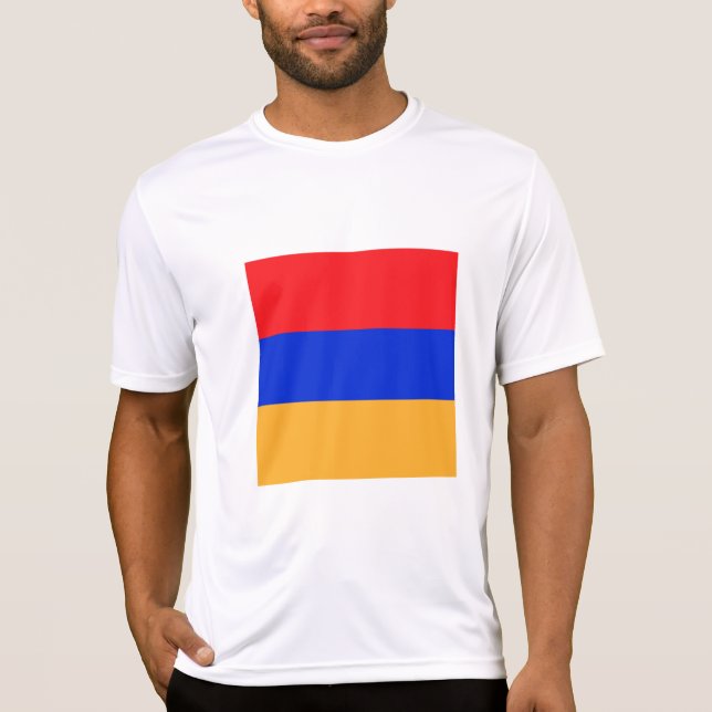 Armenische Flagge T-Shirt (Vorderseite)