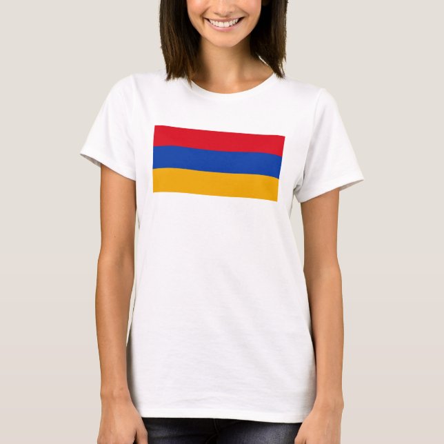 armenische Flagge T-Shirt (Vorderseite)