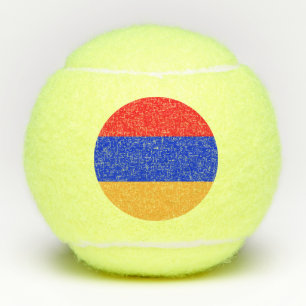 Armenische Flagge Tennisbälle