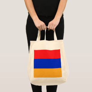 Armenische Flagge Tragetasche