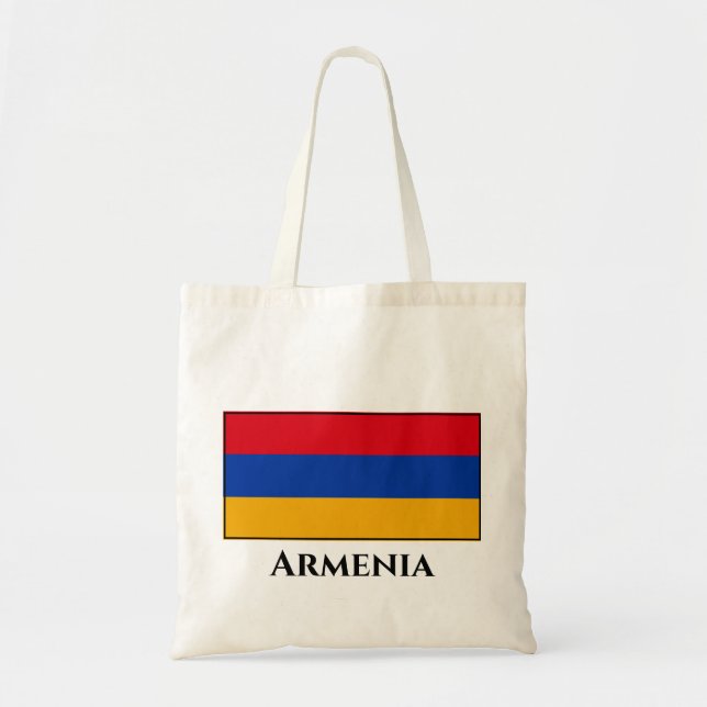 armenische Flagge Tragetasche (Vorne)