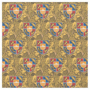 Armenische Flagge und Armenien Emblem Fabric Mode Stoff
