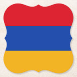 armenische Flagge Untersetzer<br><div class="desc">Anpassbare World Flag Produkte - Bitte fühlen Sie sich frei,  Ihren eigenen Text hinzuzufügen.</div>