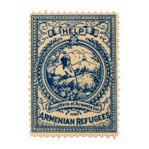 Armenische Flüchtlinge 1920 Weihnachtsfest-Siegel