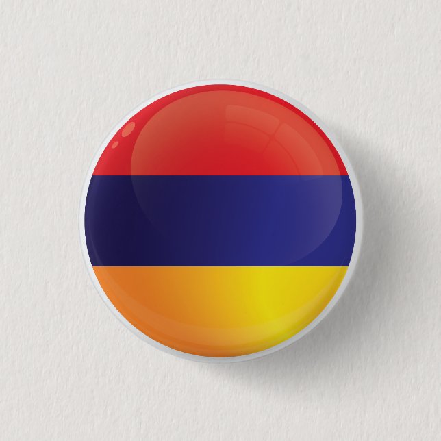 Armenische Icon-Flagge Button (Vorderseite)