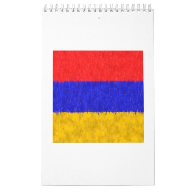 Armenische Ölgemälde Zeichnend Kalender (Titelbild)