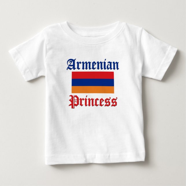 Armenische Prinzessin Baby T-shirt (Vorderseite)