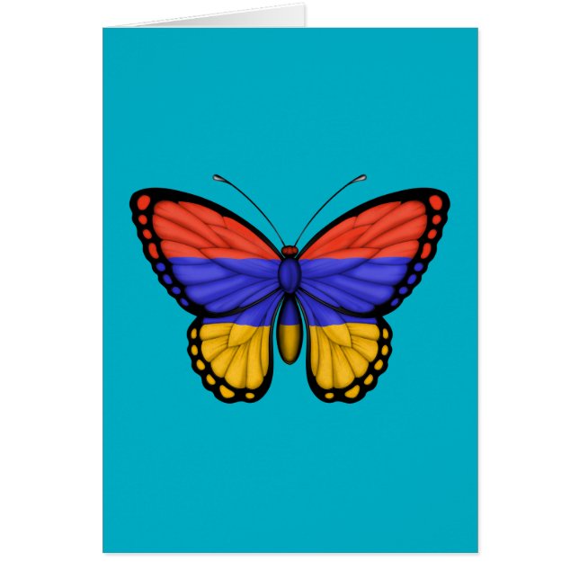 Armenische Schmetterlings-Flagge (Vorne)