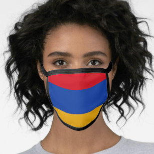 Armenische und armenische Flaggenmaske - Mode-/Spo Mund-Nasen-Maske