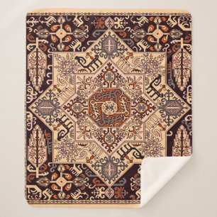 Armenische Volkskunst Sherpa Blanket Sherpadecke