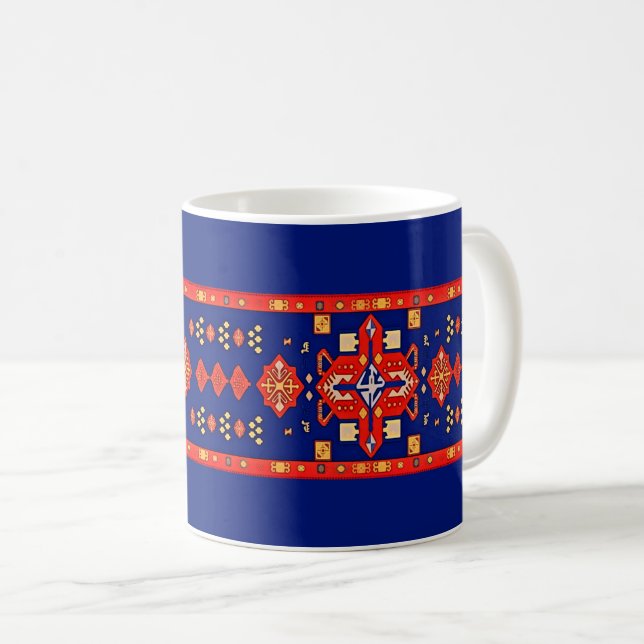 Armenische Volkskunst-Tasse Kaffeetasse (VorderseiteRechts)