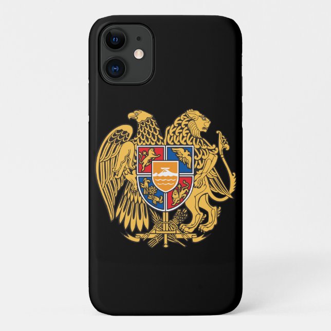 Armenische Wappen Case-Mate iPhone Hülle (Rückseite)
