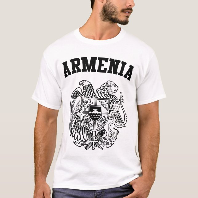 Armenische Wappen T-Shirt (Vorderseite)