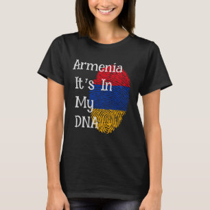 Armenischer Fingerabdruck-T - Shirt