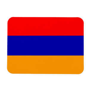 Armenischer Flaggenprämienmagnet Magnet