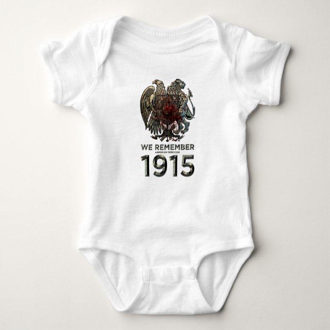 ARMENISCHER GENOZID (24. April 1915) Baby Strampler (Vorderseite)