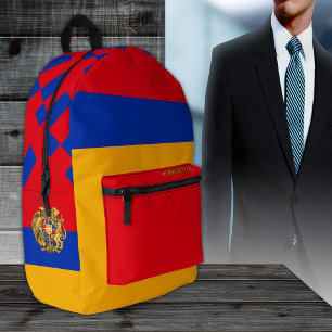 Armenischer Rucksack, patriotisch, armenische Flag Bedruckter Rucksack