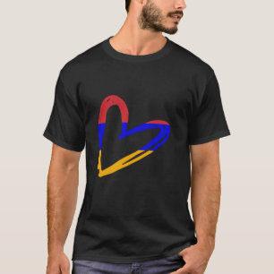 Armenischer Stolz Armenien-Flagge Herz Armenische  T-Shirt