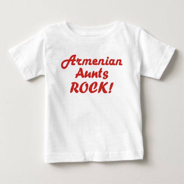 Armenischer Tanten-Felsen Baby T-shirt (Vorderseite)