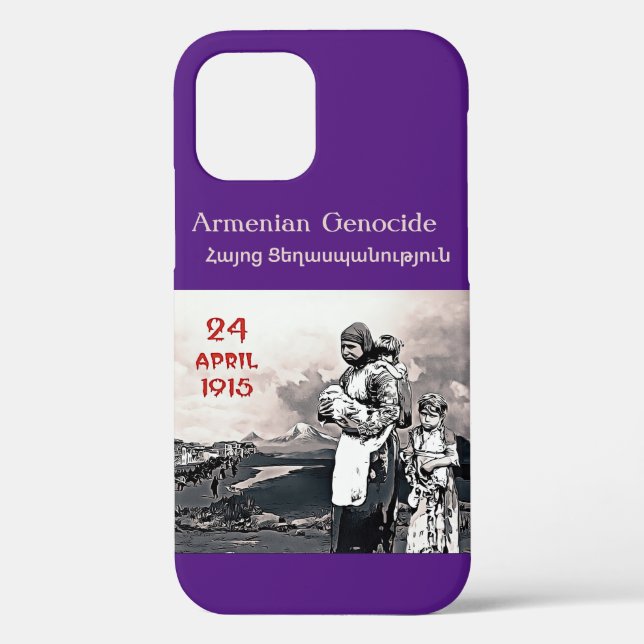 Armenischer Völkermord Case-Mate iPhone Hülle (Rückseite)